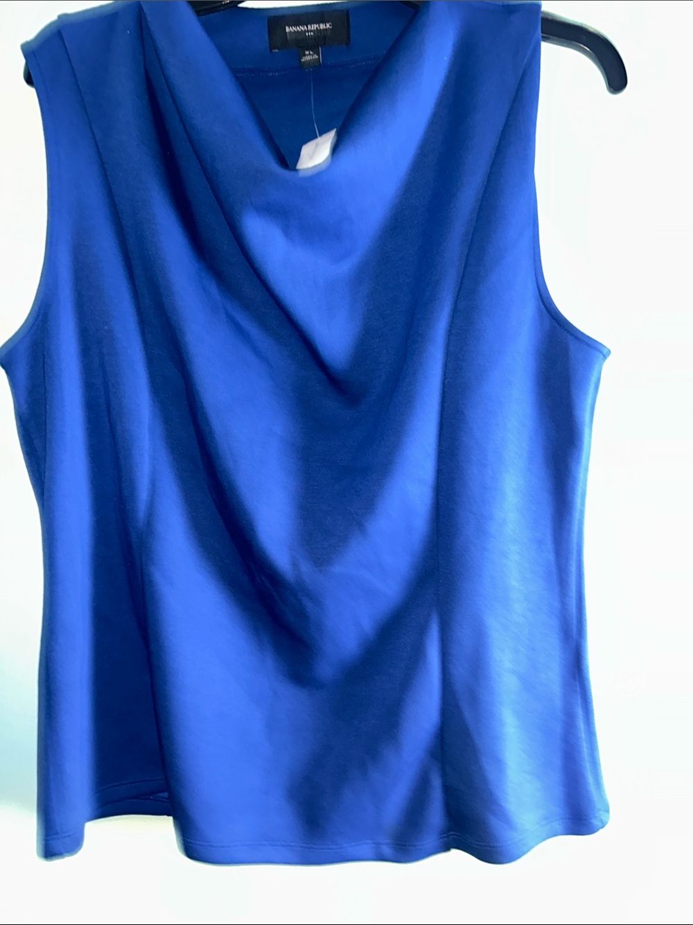 Banana Republic Sleeveless Cowl Neck Top - Blue